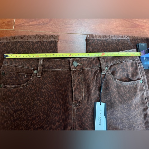 Liverpool Brown Animal Print Jeans - Picture 10 of 10